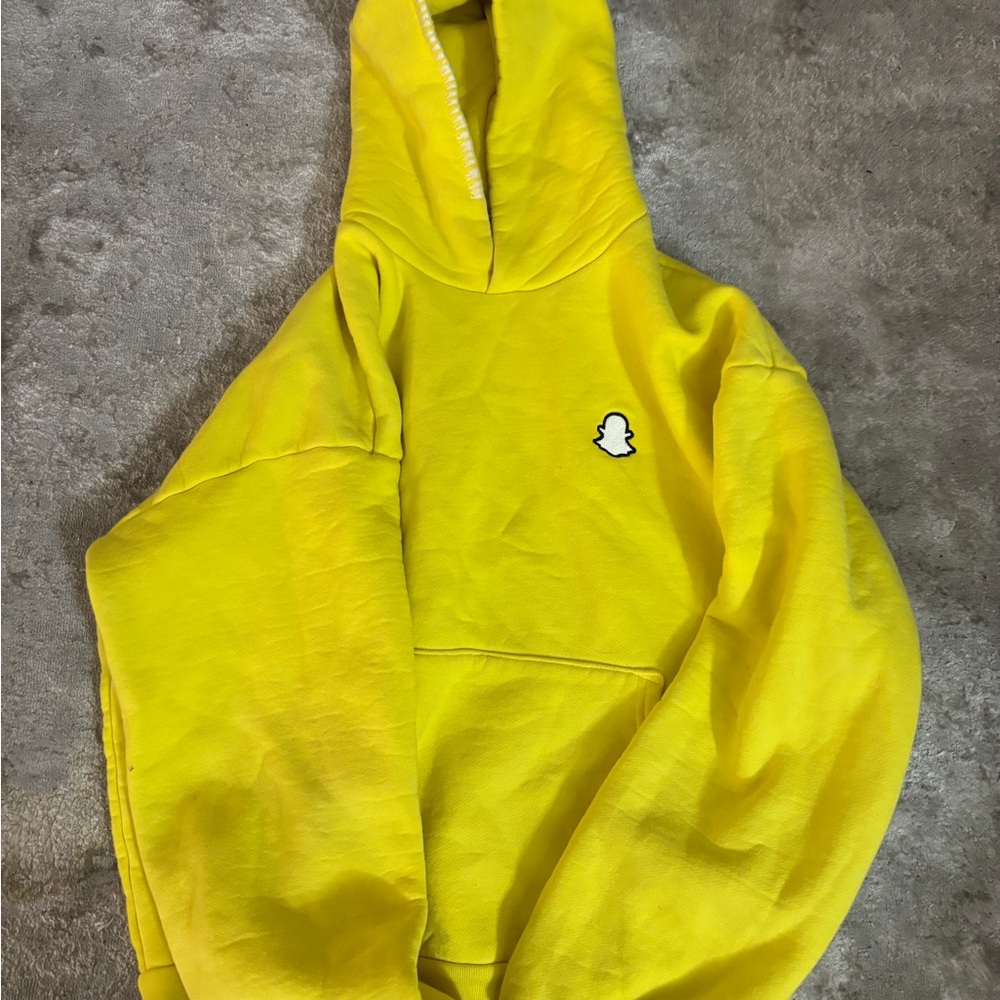 Yellow Snapchat madhappy hoddie